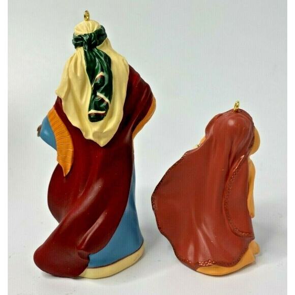 1995 Hallmark Heaven's Gift Set Of 2 Ornaments U37 - Picture 3 of 5